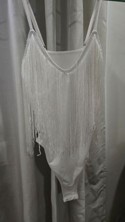 Fringe bodysuit