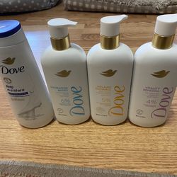 4 Dove Body Wash