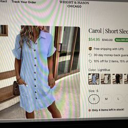 Brand New Dress / Cover Up Etc Size large 