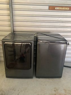 Top load washer/ electric dryer