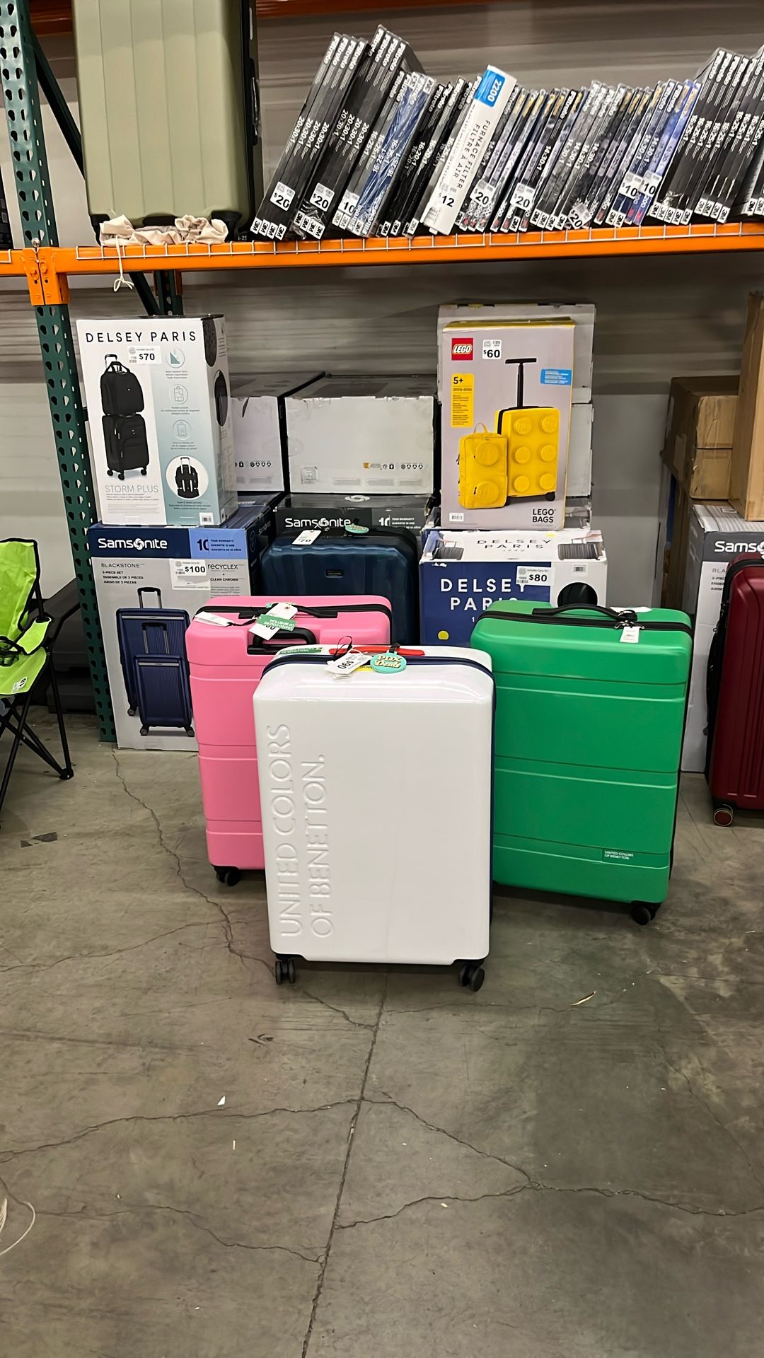 Samsonite And Delsey Suitcases Luggage
