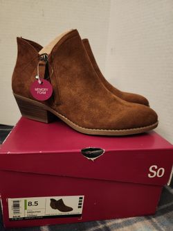 New So Faux Suede Boots