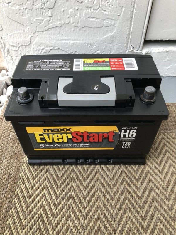 MAXX EVER START H6 Car battery with 5 year warranty
