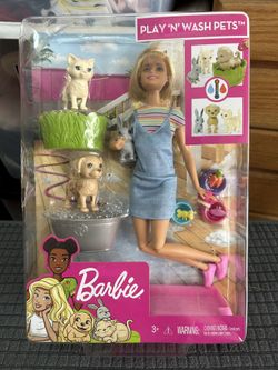 Barbie play n wash Pets