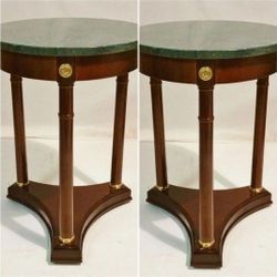 Marble Coffee Table And Two End Tables