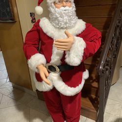Vintage Christmas International 60 inch Animated Santa Claus