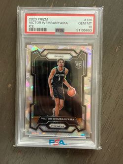 2023 prizm victor wembanyama psa 10 gem mint