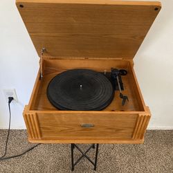 Crosley Wood Record Player Cr47 Works