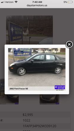 2002 Ford Focus SE has 143,000 miles