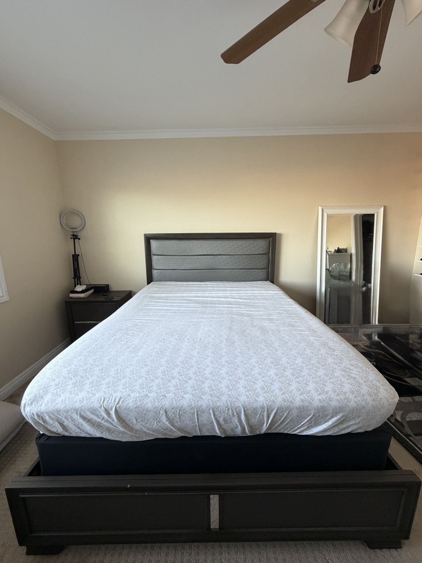 Bedroom Furniture Set for Sale – Bed Frame, Dresser, Mirror & Nightstand