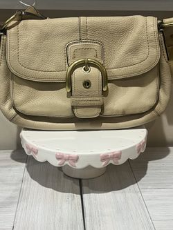 Coach SoHo Flap Leather Shoulder Bag