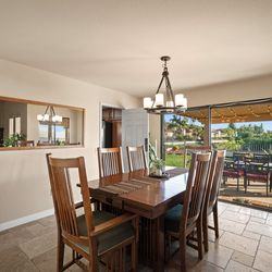 Solid Wood Mission Dining Table + 6 Chairs – Expandable with Leaves