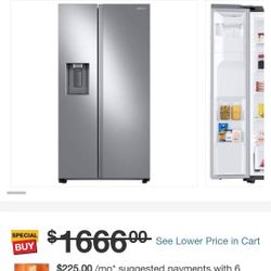 Samsung

Samsung - 27.4 Cu. Ft. Side-by-Side Refrigerator - Stainless steel

Model:RS27T5200SR

SKU:6397576

User rating, 4.5 out of 5 stars with 2460