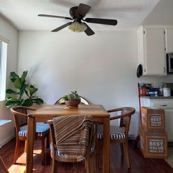 Solid wood oak table