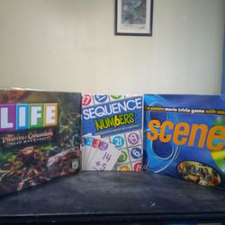 Board Games: LIFE, SEQUENCE #, SCENE