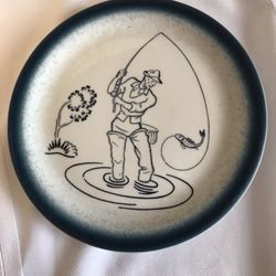 Fly Fishing Plate 7-1/4” By Shenango