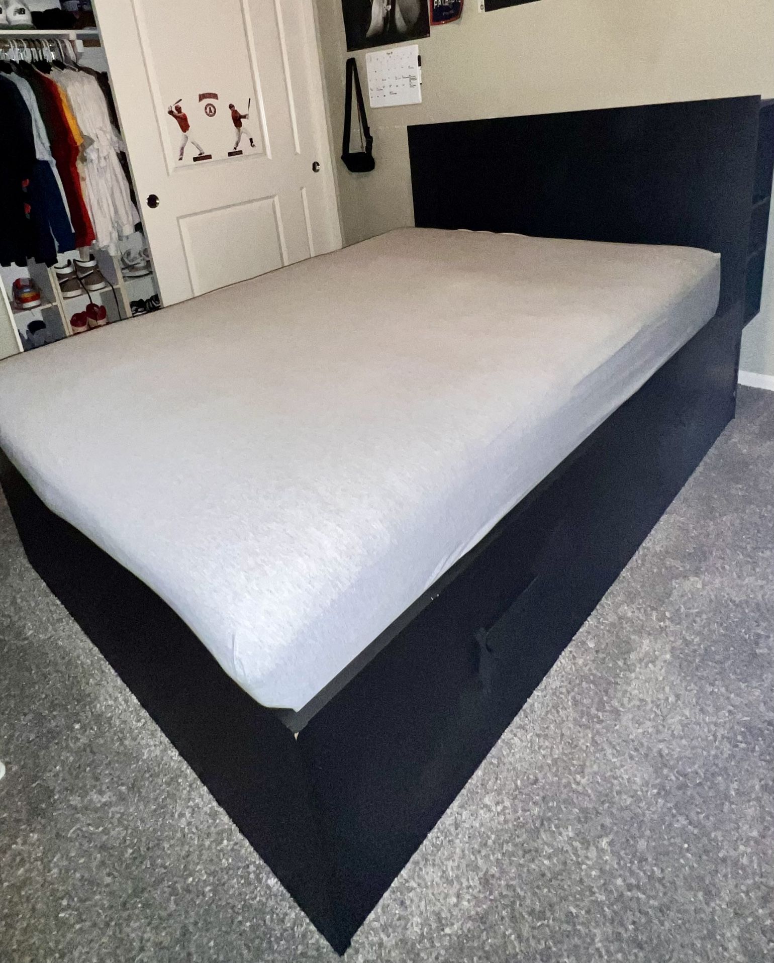 IKEA Full Size Bed Frame With Storage 