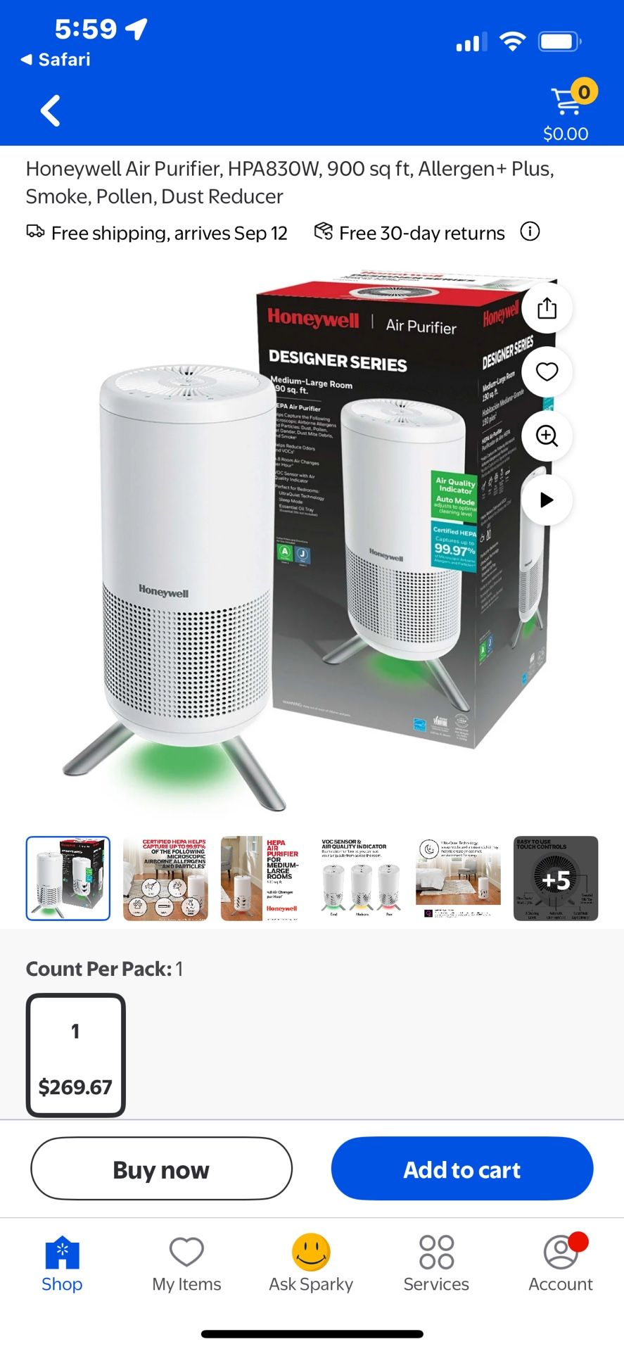 Honeywell Air Purifier