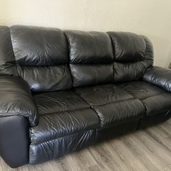 Set Of Couches Black 