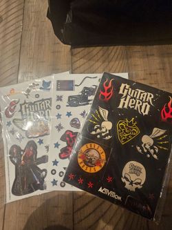 Guitar Hero Controller Instructions And Stickers NEW