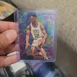 Dominique Wilkins Fleer 94,95 Super Star Foil Basketball Card 