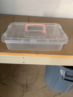 27 pcs - Greenbrier International Clear Plastic Storage Box
