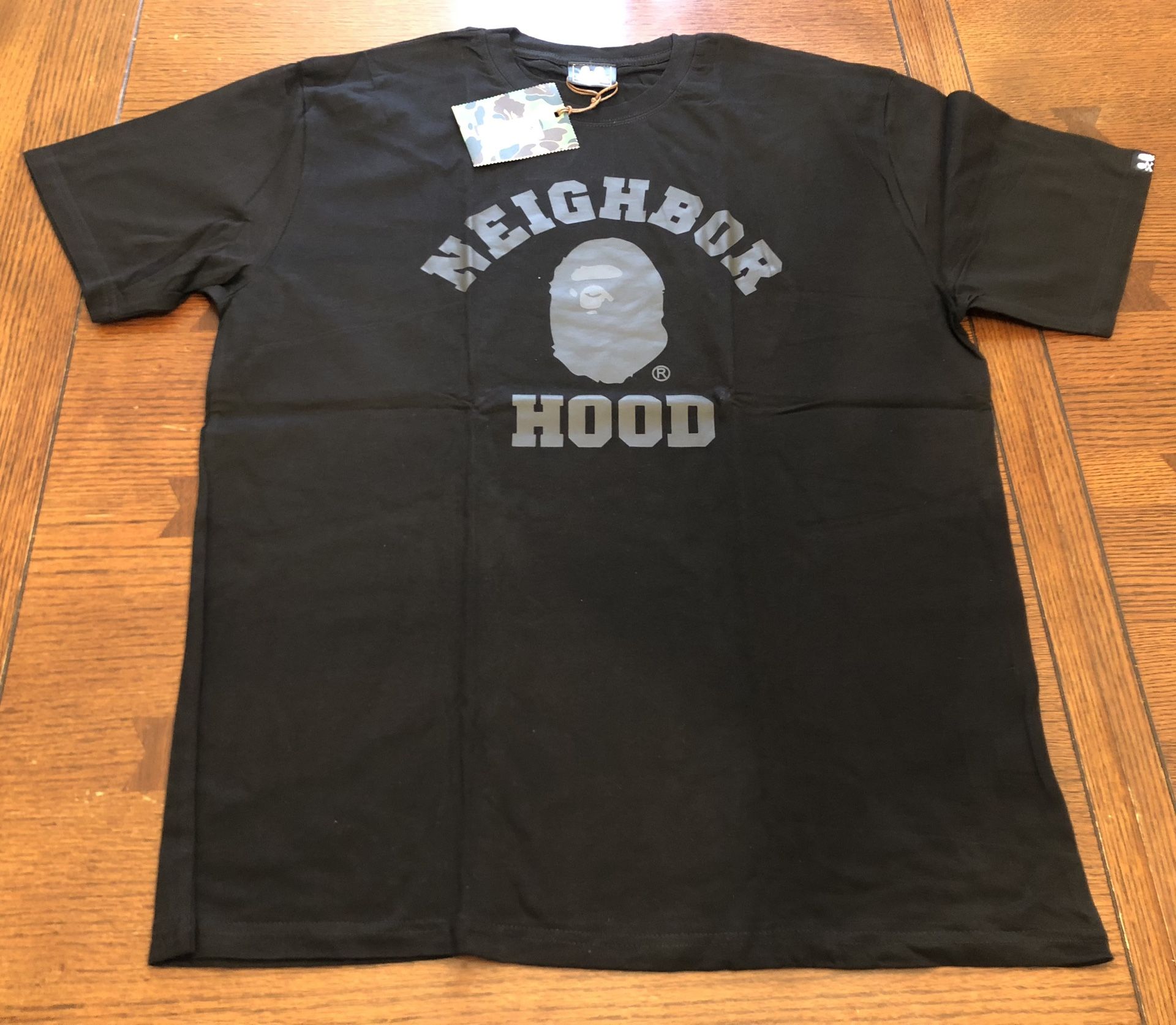 A Bathing Ape BAPE X Neighborhood T-shirt Size XXL (Runs Like XL)