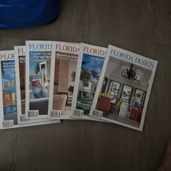 6 Issues Of Florida Design Magazine !!