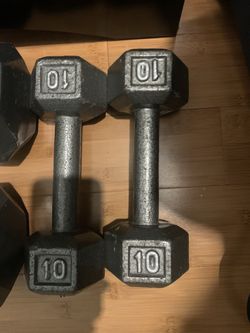 10 pound dumbbells