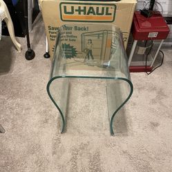 Glass End Table