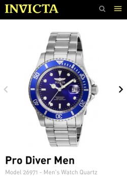 INVICTA WATCH #26971 (pro diver men)
