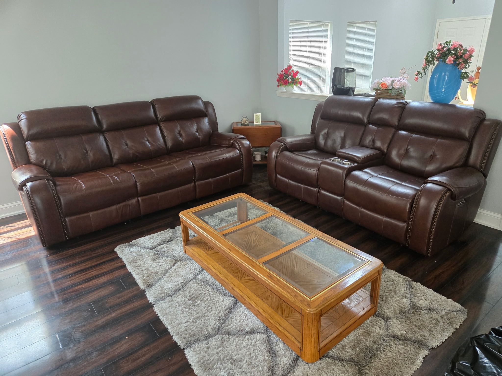 Brown Leather Set