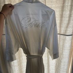 Bride Satin Kimono Robe 