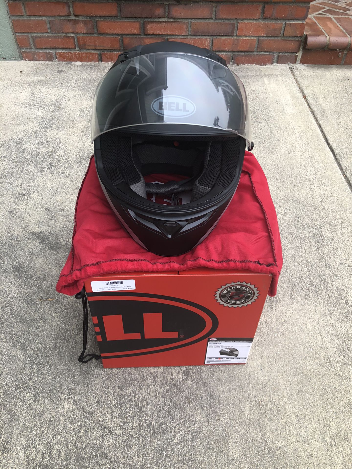 Motorcycle Bell Qualifier Helmet - Size M