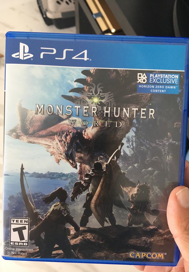 Monster hunter PS4 game