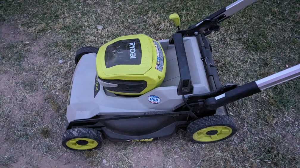 40V RYOBI BRUSHLESS 21" SELF-PROPELLED LAWN MOWER