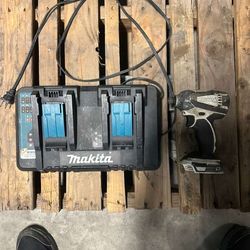 Makita Battery Charger and Drill