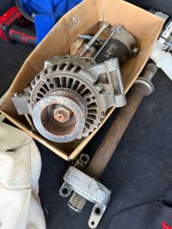 K series starter , alternator and midshaft