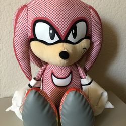 JAKKS Knuckles Sonic The Hedgehog 2024 Comic Exclusive Plush 15 in.