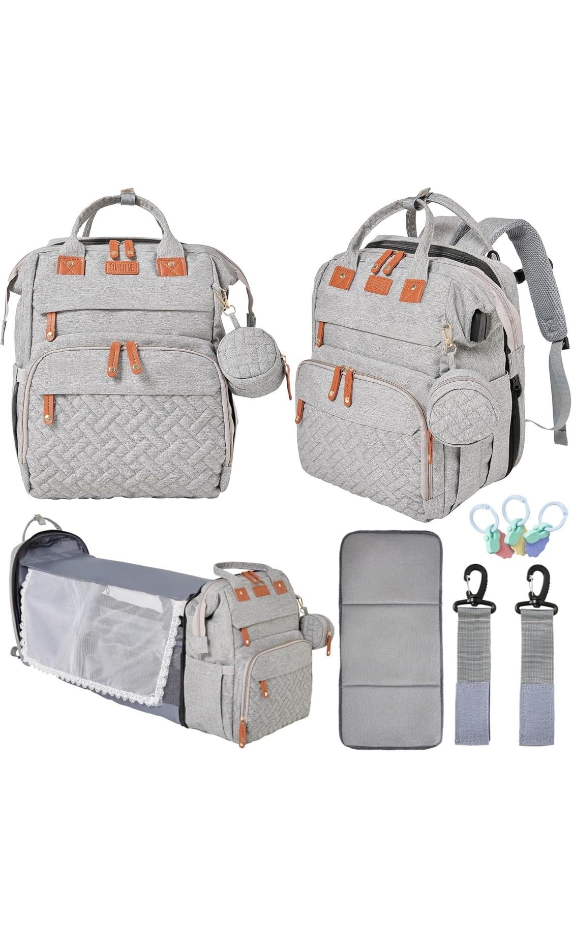  Diaper Bag With Changing Table 