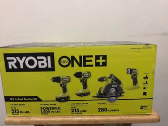 Ryobi One+ 18v tool combo kit