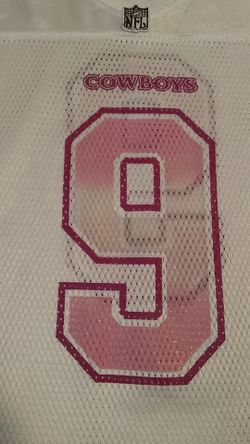 Dallas Cowboys Tony Romo #9 Women's Pink Reebok Size L