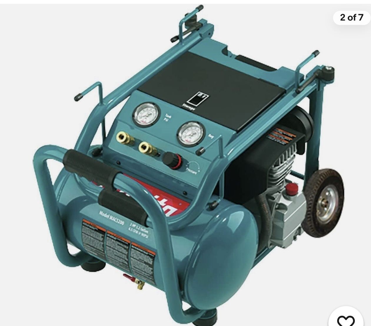 MAKITA MAC5200 3.0 HP* BIG BORE™ AIR COMPRESSOR