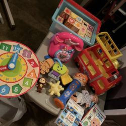 Toddler Baby Toys In Books Puzzles Blocks, Found Vehicles