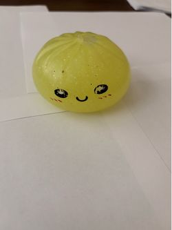 Yellow Glitter Dumpling 100% Authentic