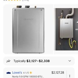 Noritz EZTR50 Tankless Water Heater Install Kit for Sale in Greenville, SC  - OfferUp