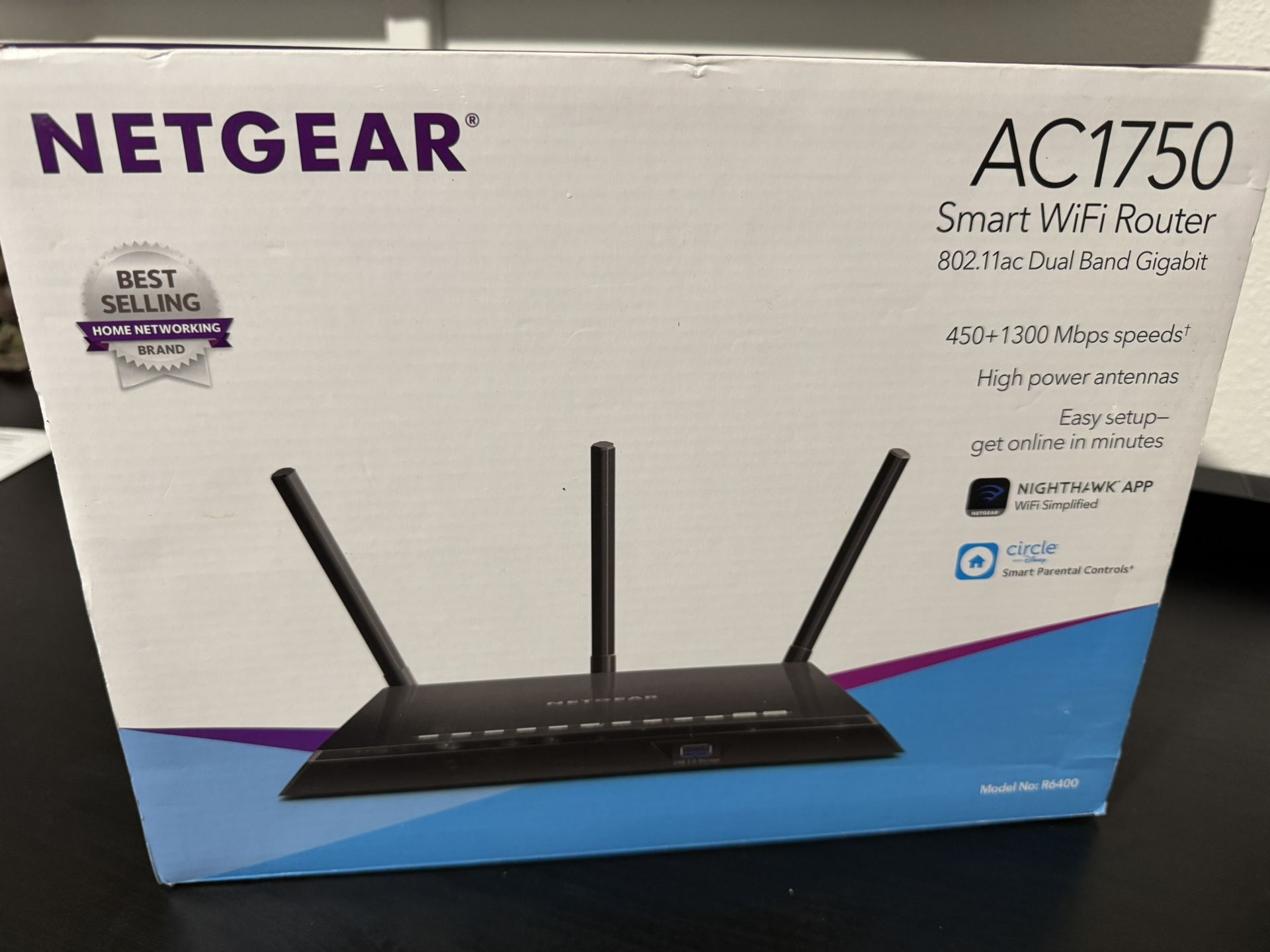 NETGEAR Nighthawk AC1750 (Smart WiFi) 