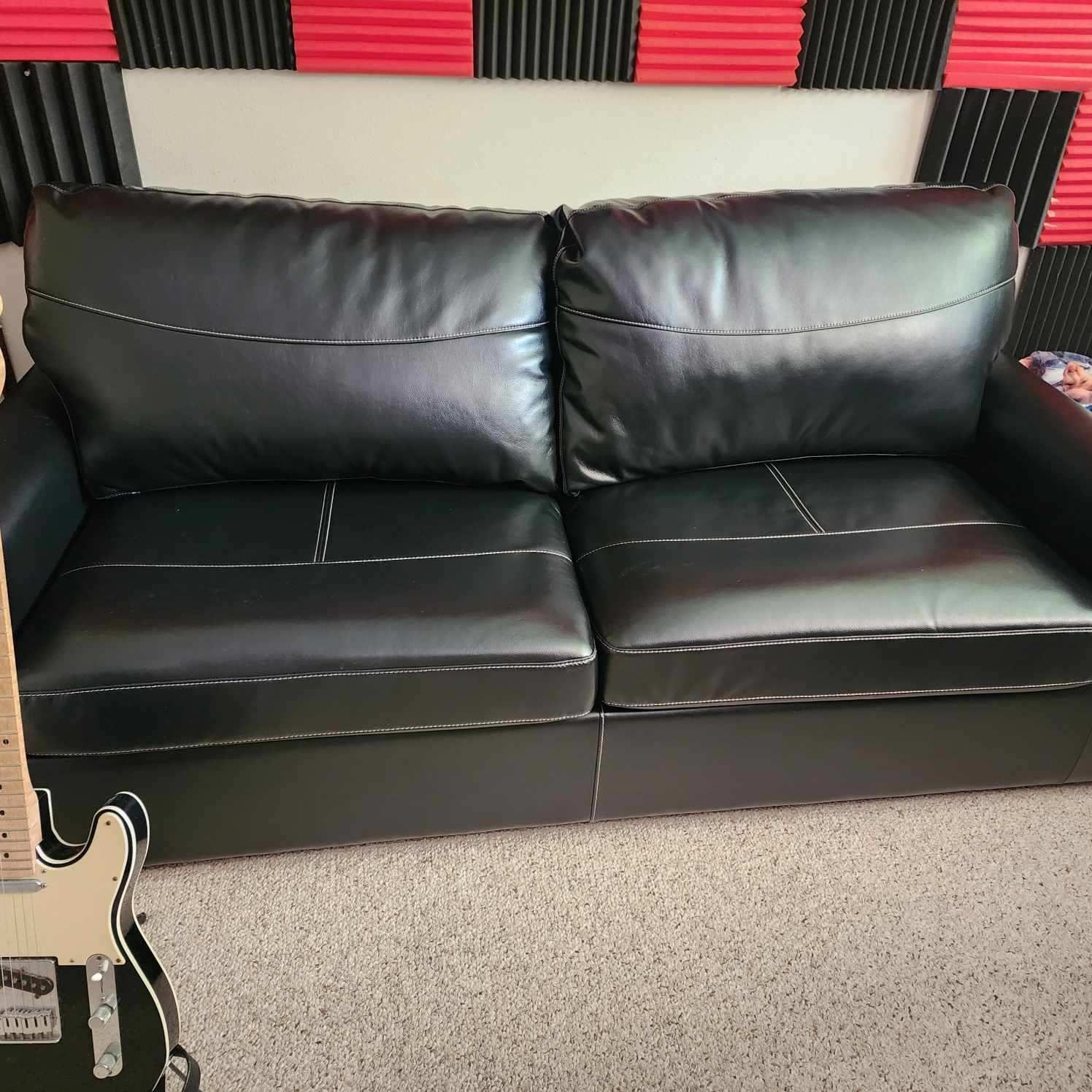 Leather Sleeper sofa Couch