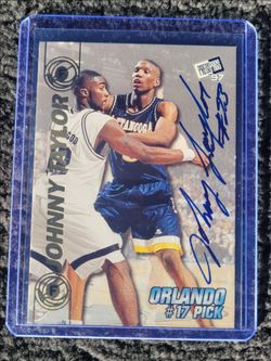 Autographed 1997 Johnny Taylor