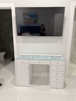 Desk with drawers